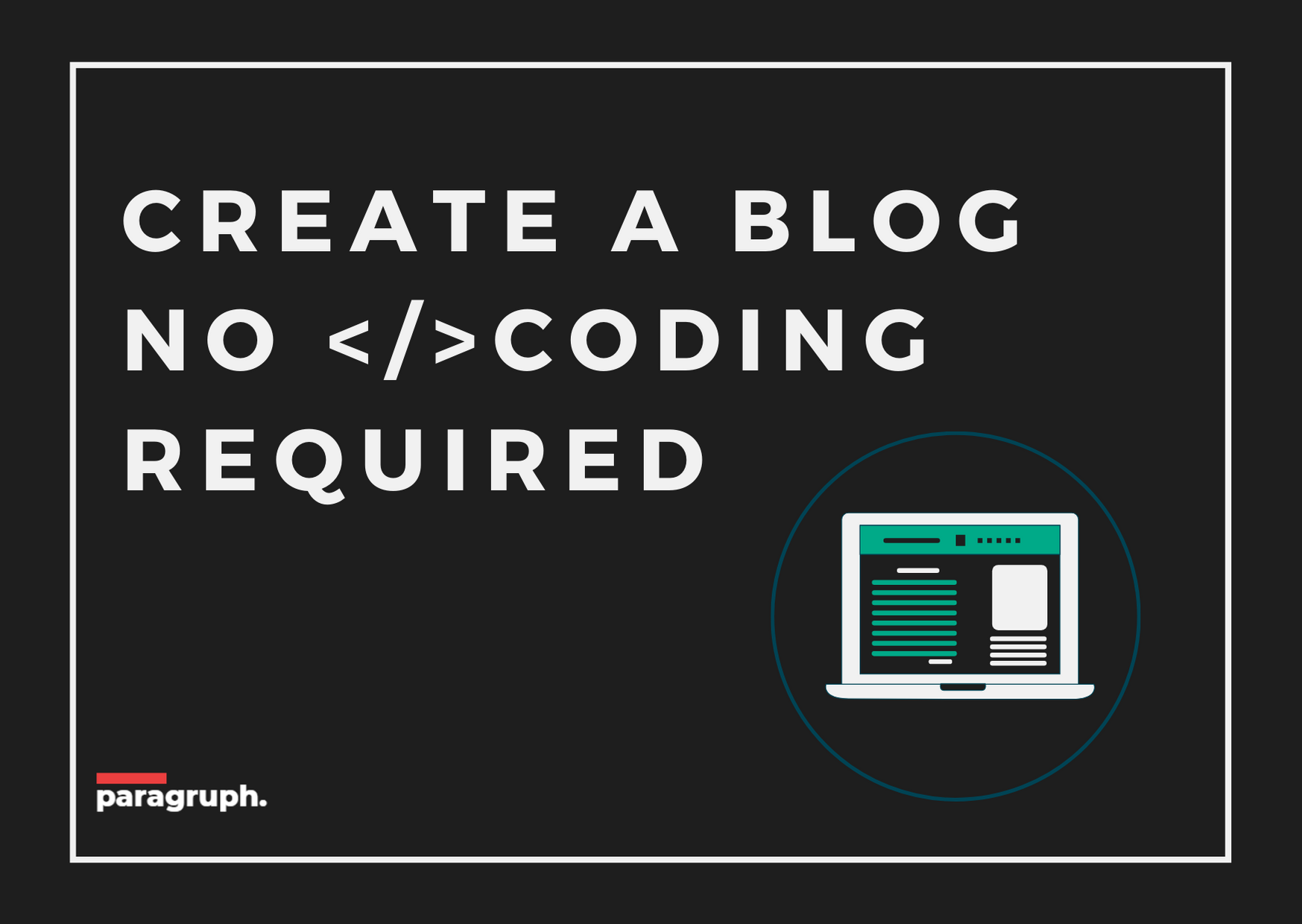 Create-a-blog-no-coding-required